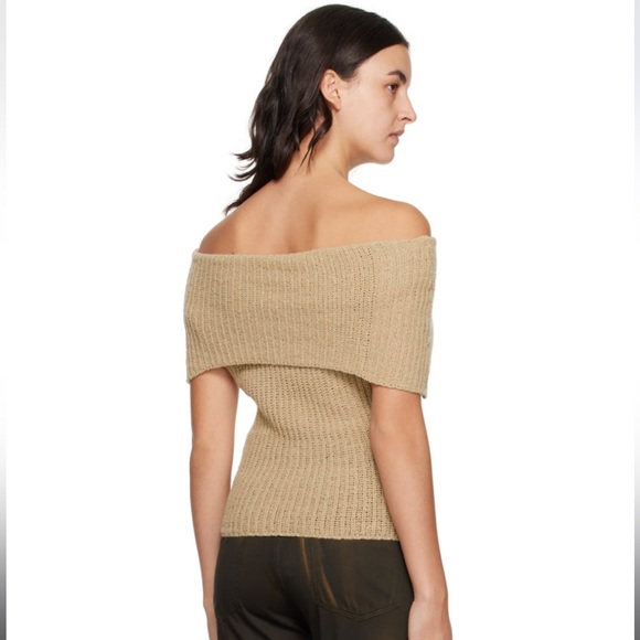 SSENSE Cozy Asymmetric Rib Knit Sweater - Picture 1 of 4
